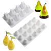 3D Birne Französischer Mousse-Kuchen Silikonform für DIY Desserts
