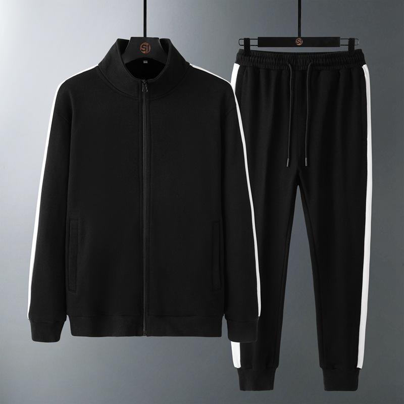 Men's 2025 Cotton Tracksuit: Breathable Long Sleeve Fashion Jacket & Casual Running Top