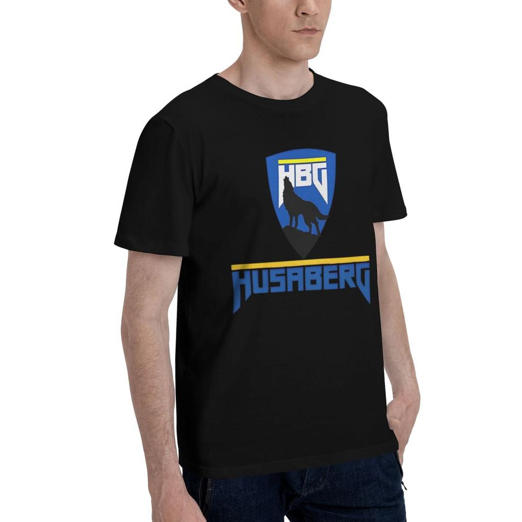 Husaberg Logo 100 Cotton Casual Breathable Confortable TShirt Funny Mens TShirt Funny Shirt