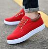 Fashion Men Shoes Canvas Sneakers Flats Lace up Leisure Loafers Fashion Comfort Rubber Sole Non Slip Sneakers Size 39-46