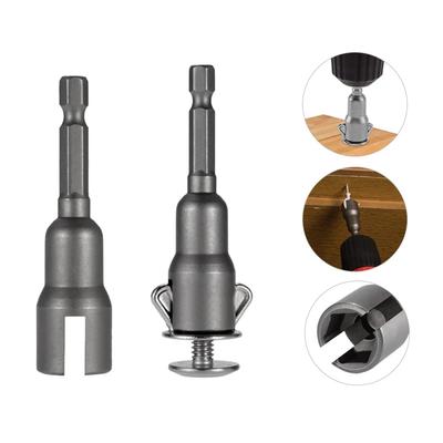 Slotted Hexagonal Shank 65mm Long Electric Screwdriver Socket Wrench Butterfly Hole Socket Wrench 1/4 Inch 6.35mm
