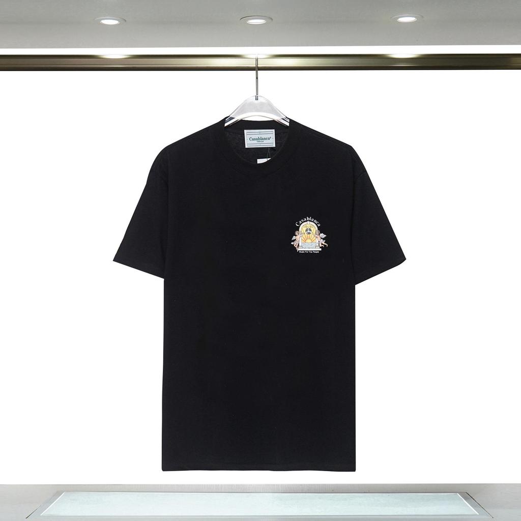T-shirt Casablanca Stampa Frutta Tropicale Estiva Larga a Maniche Corte