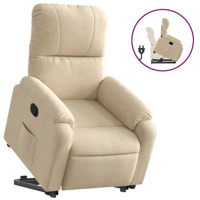 VidaXL Recliner, Relaxation Chair with Adjustable Backrest and Footrest, Living Room Seat, 3204933