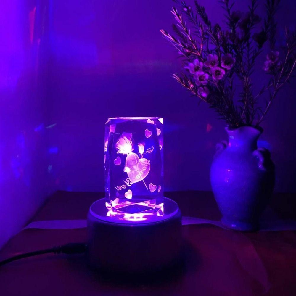 Mute Display Turntable Automatic Revolving Platform Art Ornament Bases Crystal Display Stand