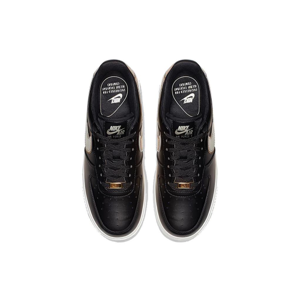 Nike Air Force 1 Low Metallic Swoosh Black Women's AR0642-002