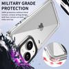 For iPhone 13 Case PC+TPU Protective Phone Cover High Transparency