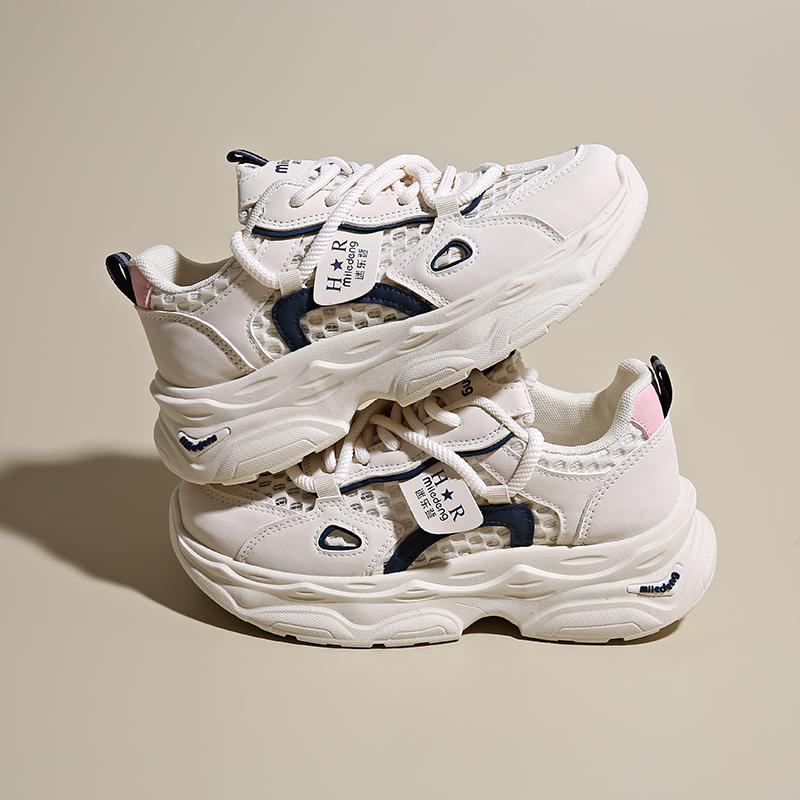 Fashion Fashion Breathable Chunky Sneakers Women 2025 Spring Summer New  Non Slip Wading Shoes Woman Thick Sole Platform Sports Shoes