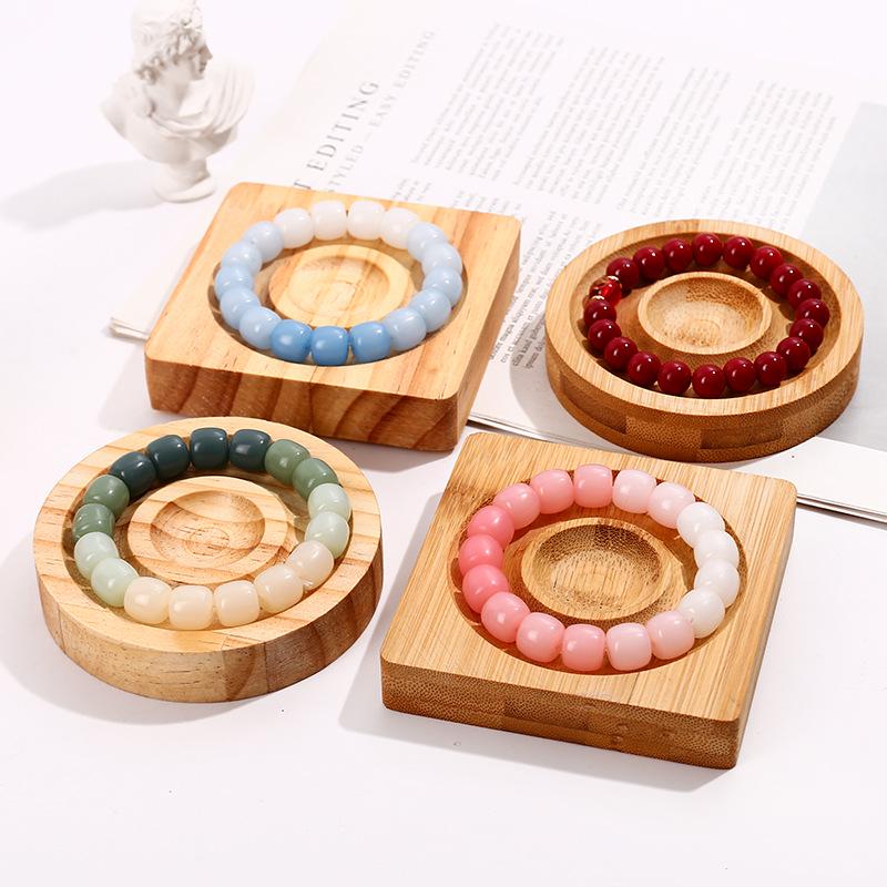 Wenwan Bracelet Display Stand: Jewelry Storage & Shooting Props Tray