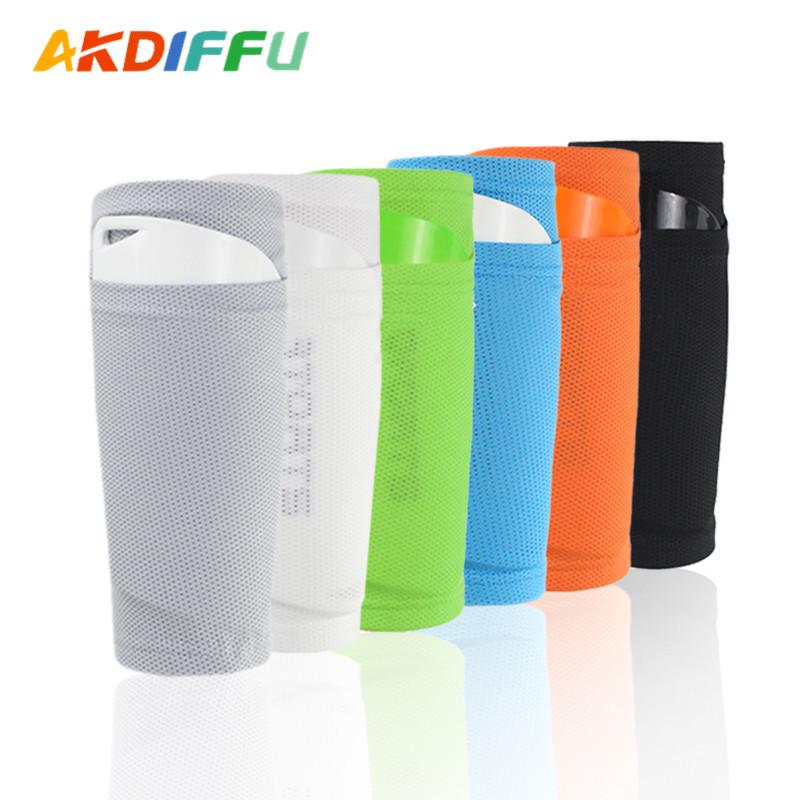 Breathable Football Shin Guard Sock with Calf Protector