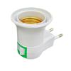 1PC E27 EU Plug Lamp Light Holder Base Socket Converter Adapter with Control Switch