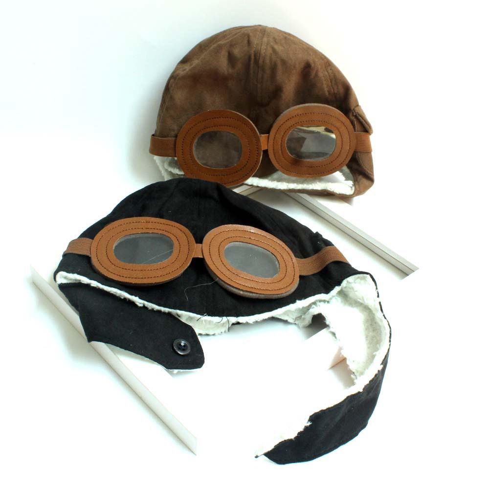 Kinder Cartoon Flieger Ohrenschutz Mütze im koreanischen Stil für Jungen und Mädchen - Warme Herbst-/Winter Lei Feng Mütze