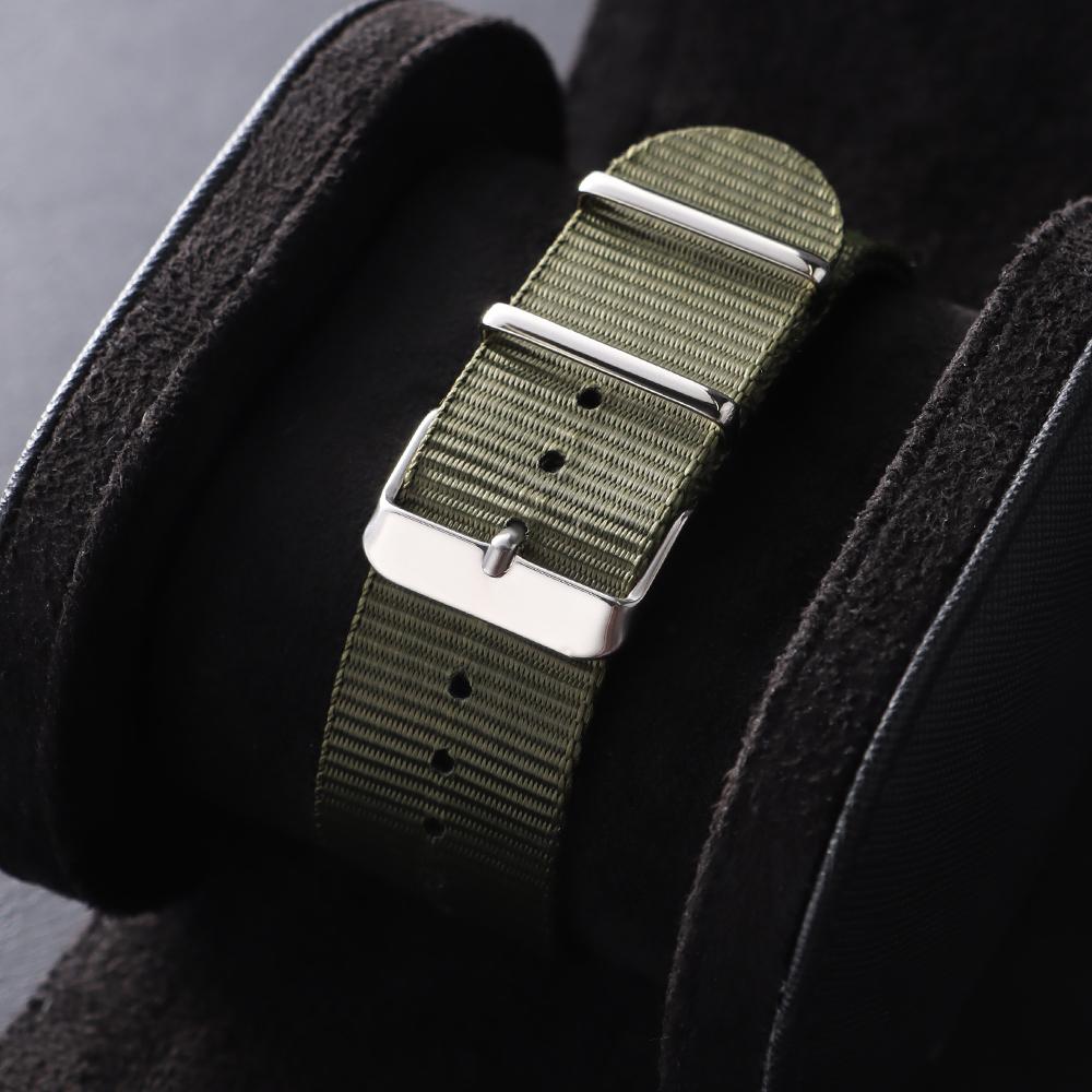 Cinturino per Orologio in Nylon 18mm 20mm 22mm Marrone Nero Cinturino per Orologio Militare Casual per Seiko Army Sport Braccialetto Cinturino di Ricambio