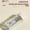 2Pcs Soft-bristled Mini Toothbrush Toothpaste Set Foldable Portable Toothpaste Dispenser  Oral Care