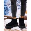 Women's Winter New Platform Snow Boots Fleece Lined Thickened Bread - Style Cotton Boots