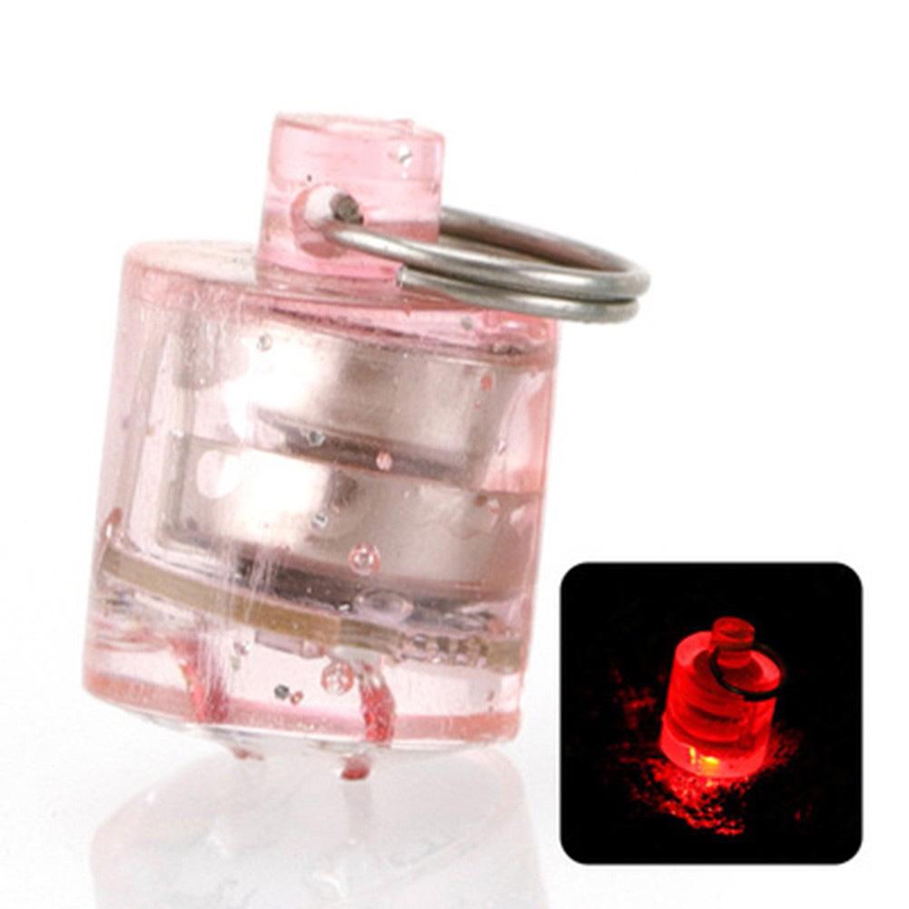 Mini Fishing  Led  Light Flash Lamp Cylindrical Button Fish Lure Lamp Fishing Tackle