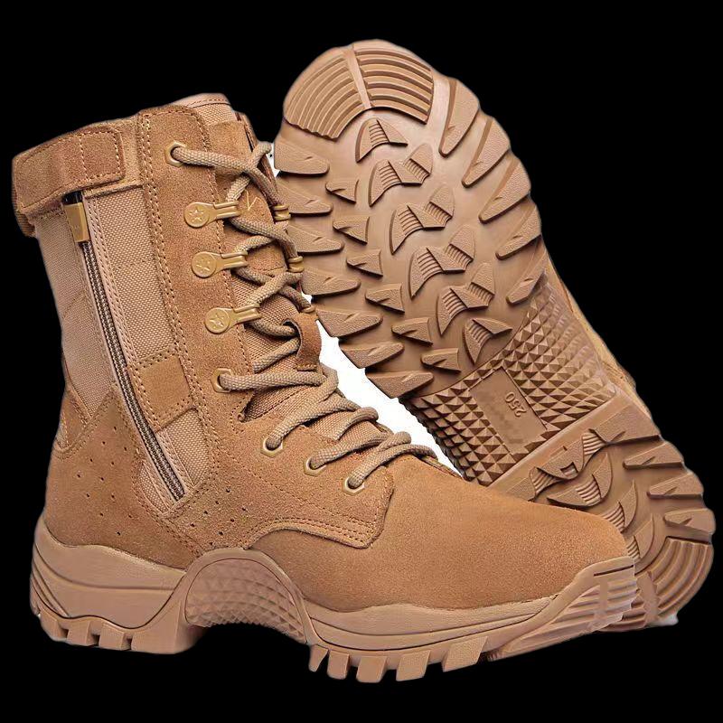 9517 Brown High-Top Tactical Combat Boots 39