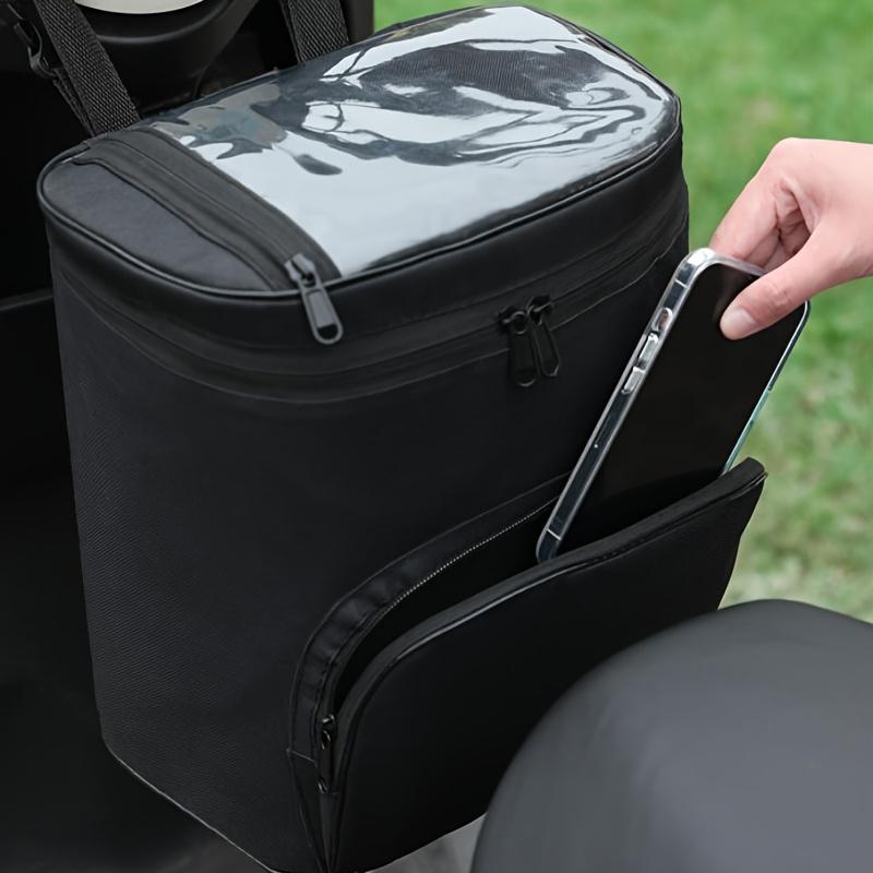 Electric Bike & Motorcycle Helmet Bag, Portable Front Storage Bag, Large Capacity with Adjustable Shoulder Strap