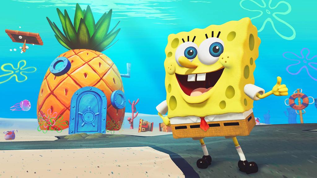 Spongebob Battle for Bikini Bottom Rehydrated North Switch Squarepants - (Import version America) –