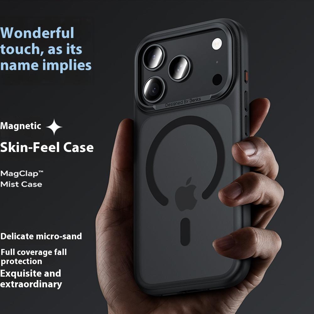 BENKS For iPhone 17 Pro Magnetic Case Skin Feel TPU + PC Phone Cover Compatible with MagSafe