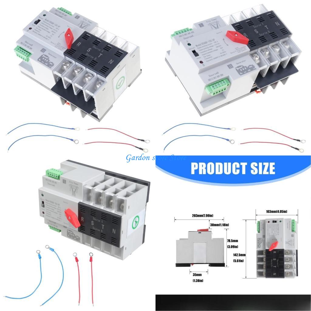 B0KB 100A Double Power Transfer Switches Electrical Switches for Generator Emergency