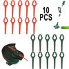 10PCS Lawnmower Blades For Ferrex FAR 20-1 20V/40V Cordless Grass Plastic Blades Grass Cutting Blade Replacement