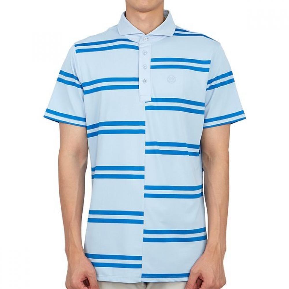 

Zipore Golfwear Men S Collar ShorT Sleeve T ShirT g4mS23k182 Sky