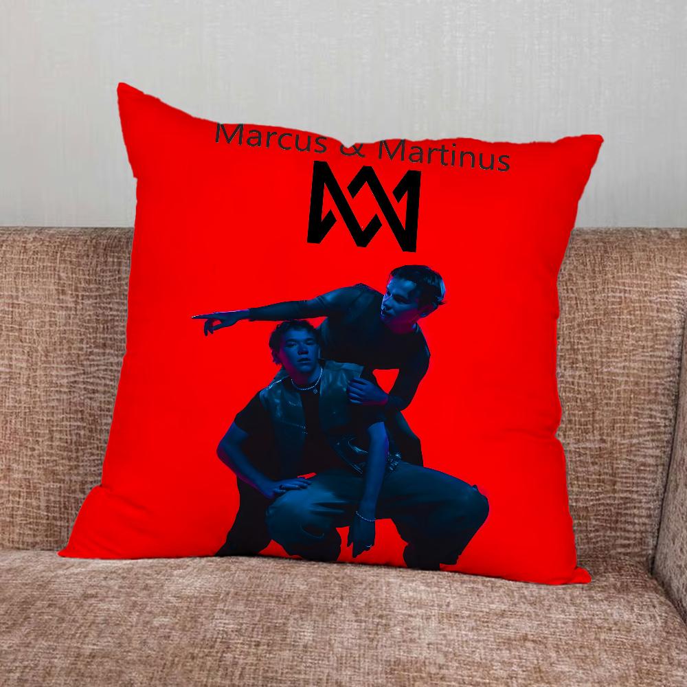 M-Marcus And M-Martinus Pillow Case For Home Bedroom Car Office Decoration Living Room Sofa Cushion Cover Suitable