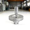 Metal Adjustment Lathe Handwheel with Light Engraved Marking , Crank Handle and Center Bore Hub for Machine Position Control