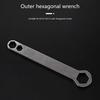 Multifunctional Bicycles Repair Tool Set Folded Easy Maintenances Wrenches Tool for Convenient Use