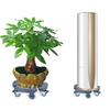 Adjustable Size Plant Stand With Lockable Caster Wheels Durable And Heavy-duty Rolling Plant Stand