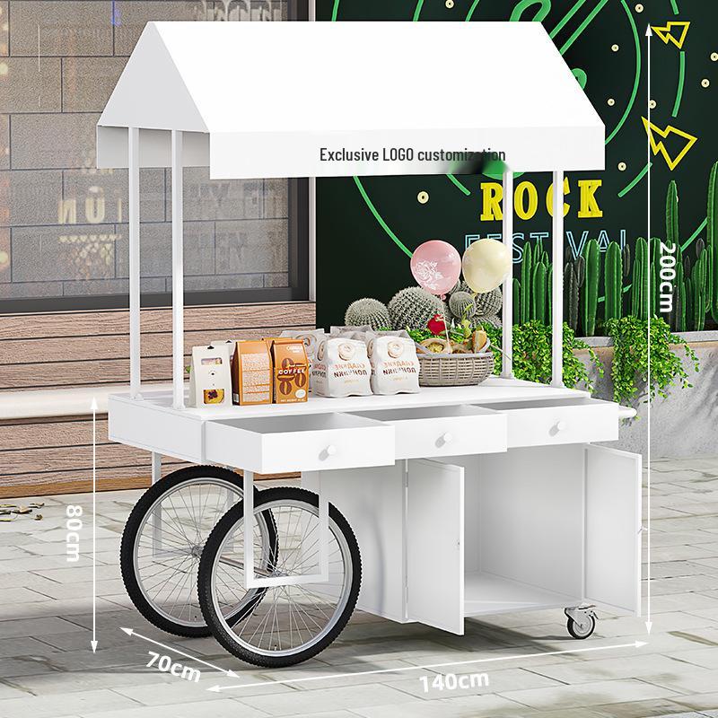 Compact Vending Cart & Promotional Booth for Events and Exhibitions