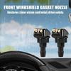 2 Pack Front Windshield Washer Nozzles Kit, Including Adapters And Hoses