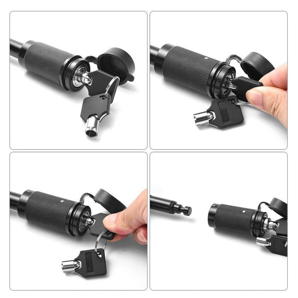 Hitch Lock Receiver - Anti-Theft Trailer Hitch Locking Pin, Lock with Key | Receiver