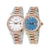 Lanjjeu Rose Combi Fluted Bezel Automatic Men'S Metal Watch Re375M