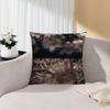 Retro Leopard Cheetah Canvas Prints 45*45Cm Cushion Cover Pillow Cover Decor Pillowcase Home Pillowcase For Couch Pillow