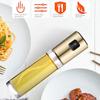 Transparent Borosilicate Glass Oil & Vinegar Spray Bottle - Push-Type for Kitchen Seasoning