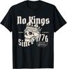 Since 1776 No Kings Skull Design Funny Design Unisex T-Shirt Unisex T-Shirt