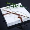 Real Glass Lens Reading Glasses Men Women Square Full Frame Presbyopic Glasses Diopter Eyewear +1.25 1.5 1.75 2.0 2.25 2.5