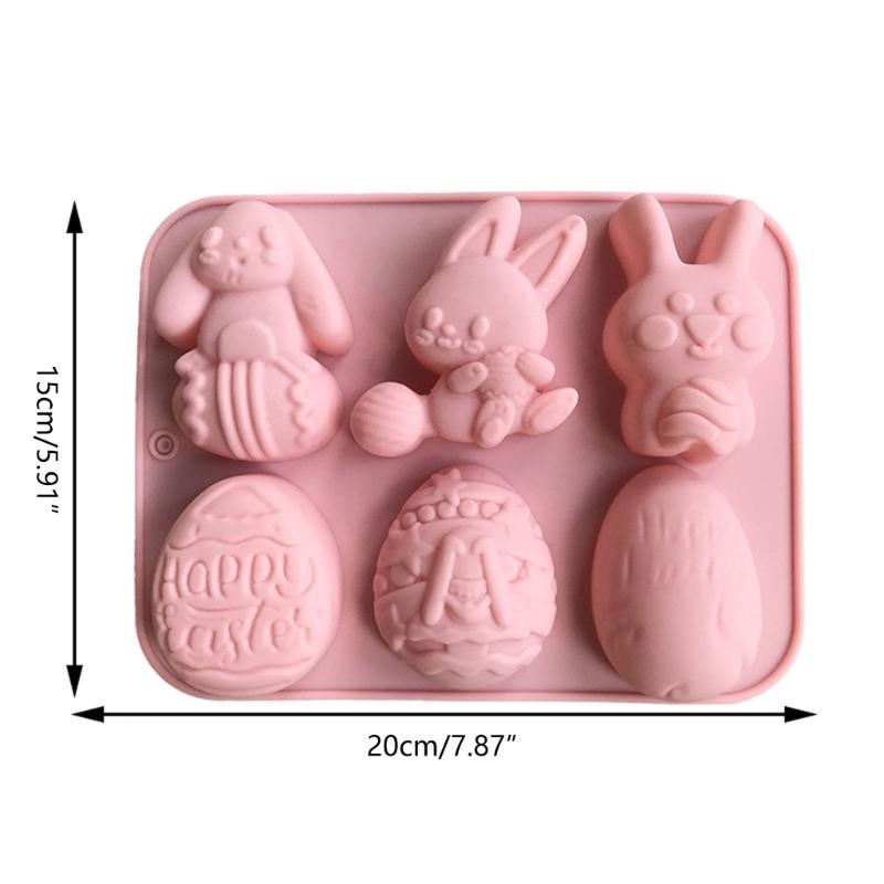 Easter Series Silicone Mould Fondant Chocolate Making Cake Tool Decoration Mold Oven Available DIY Art Baking Mold