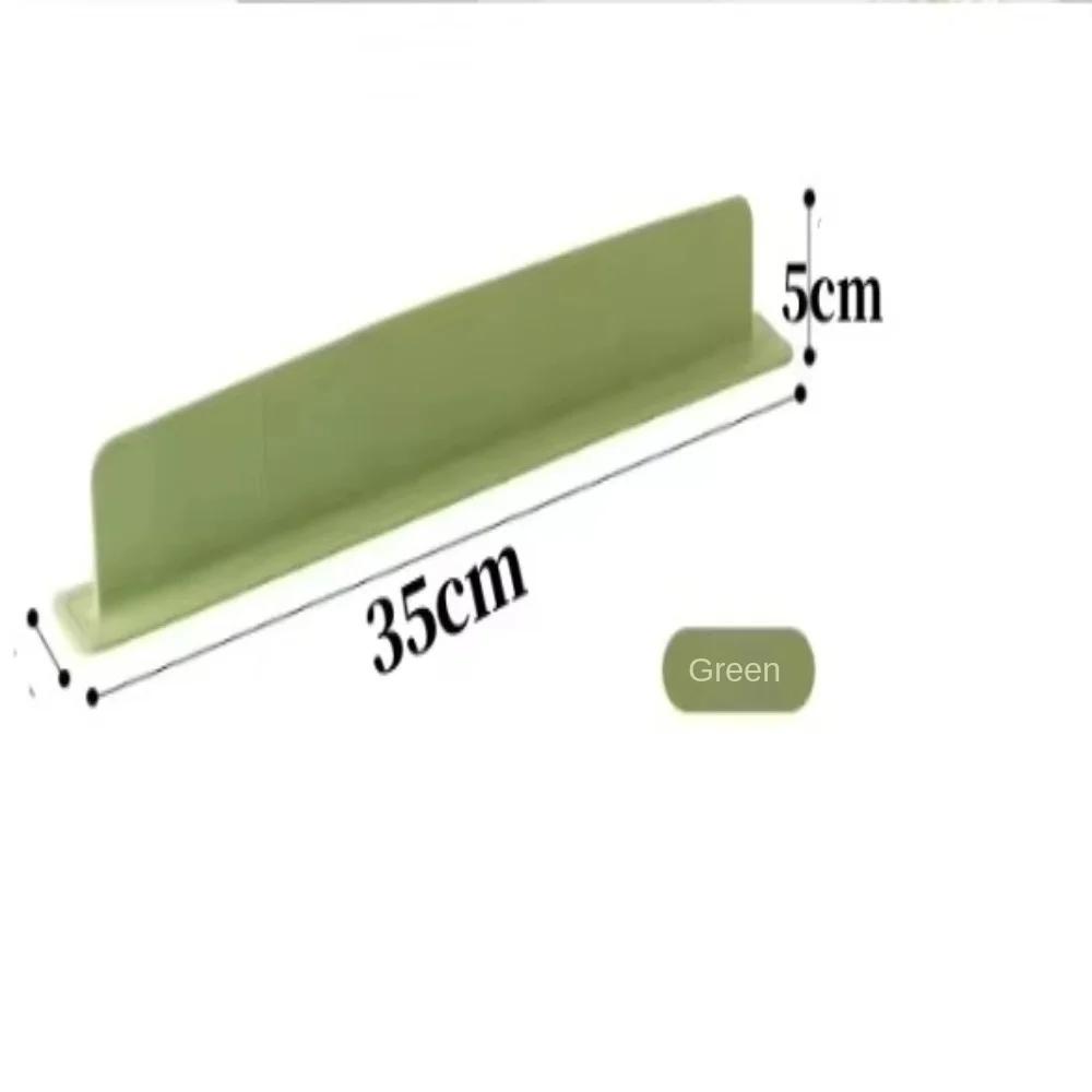 1/2pcs Silicone Sink Baffle Splash Guard Oil-Proof Kitchen Supplies Water Baffle Bar with Suction Cup Pool Sink Organizer