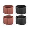 2Pcs Manual Coffee Bean Grinders Hand Crank Mill Grind Silicone Sleeve Household