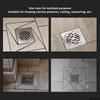 Accurate Measurement Floor Drain Locator Anti-corrosion Thick Tile Triangle Ruler Versatile Use Durable
