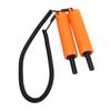 Ice Fishing Safety Pick Stainless Steel Orange Retractable Ice Awls for Outdoor Winter