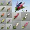 Plastics Artificial Orchid Flexible Aeolian Bells Orchid Colorful   Party
