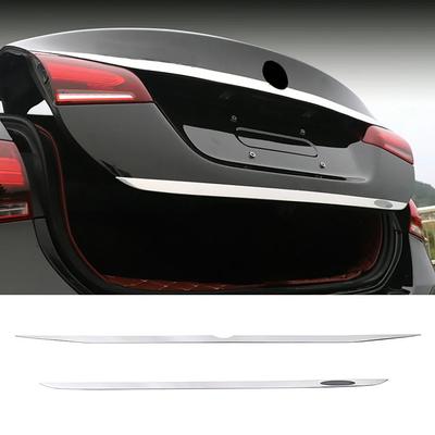 Für Mercedes Benz A-Klasse Limousine W177 A180 A200 A250, Heckklappenverkleidung aus Edelstahl, glänzend, Dekorationsaufkleber