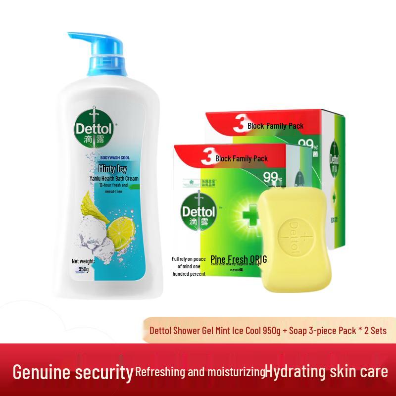 

Набор: Гель для душа Dettol «Мятный Лед» и Мыло «Свежесть Сосны»