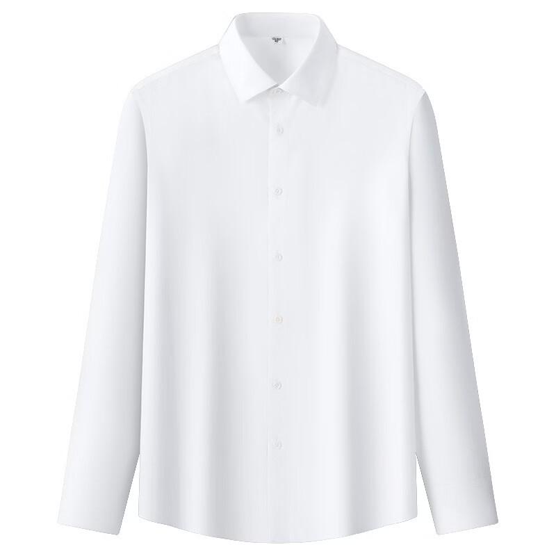 ROMON Men's Non-Iron Long-Sleeve Shirt