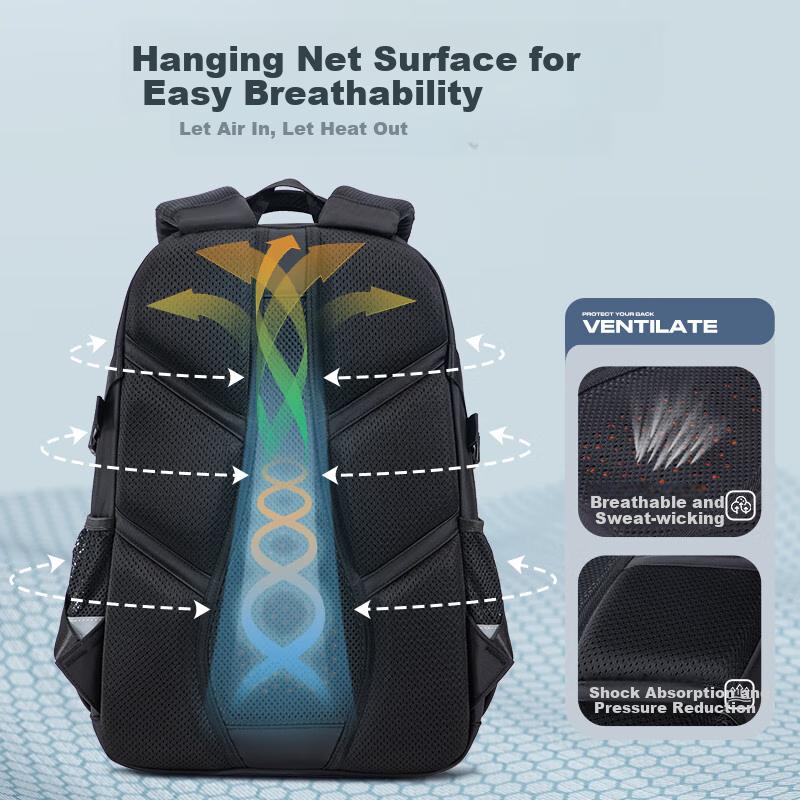ZUONU New Schoolbag for Middle School Girls, Spine-Protecting, Load-Reducing, Large Capacity Backpack