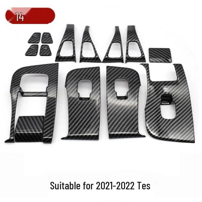 

Наклейка-накладка на рамку переключателя стеклоподъемника Tesla Model 3/Y