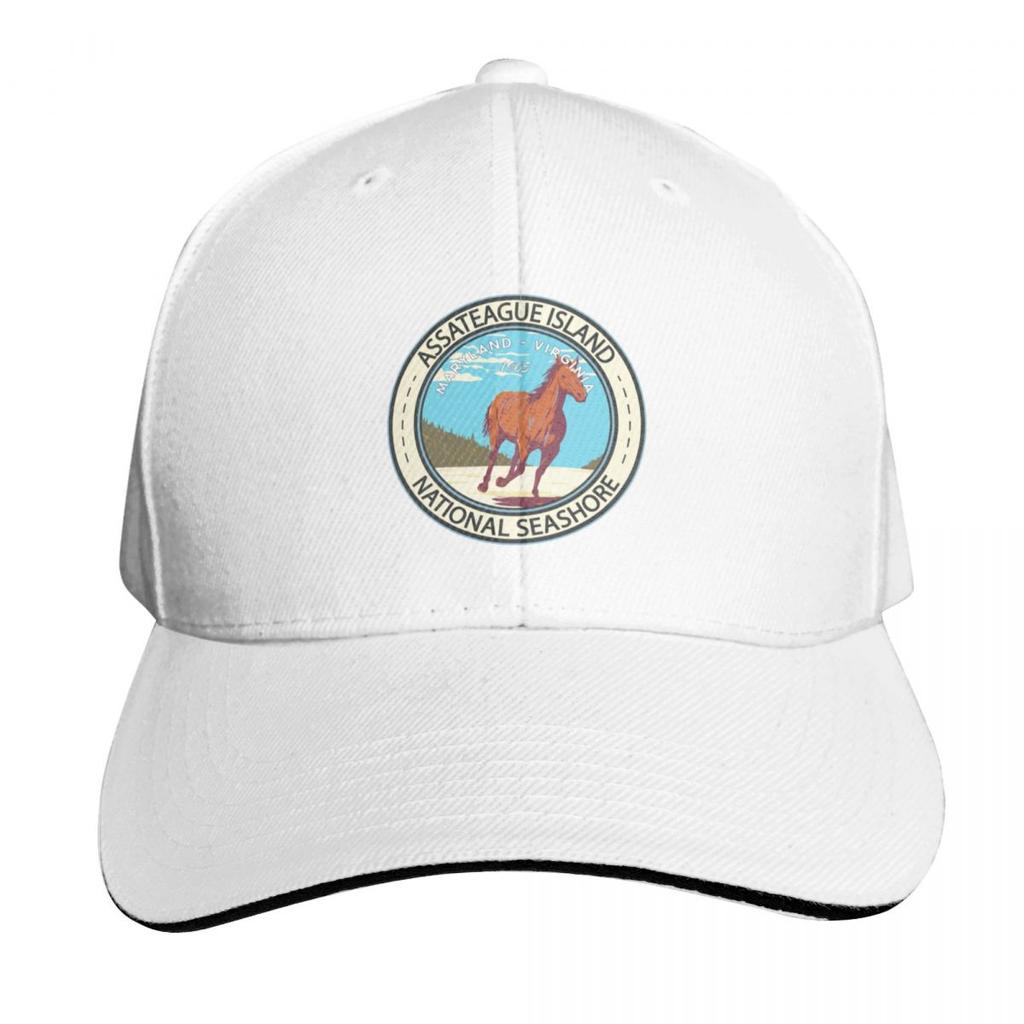 Assateague Island National Seashore Badge Baseball Cap Golf Winter Hat Fishing Cap Women Hats Unisexs